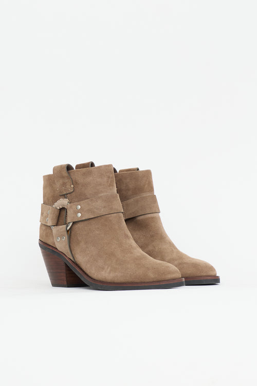 See by Chloé Suede Eddie Harness Boot