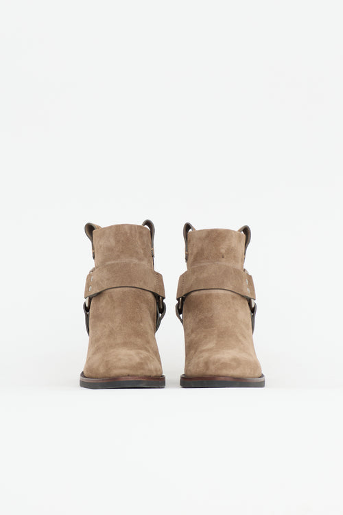 See by Chloé Suede Eddie Harness Boot