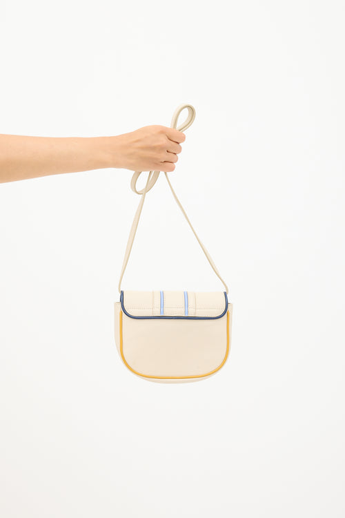 See by Chloé Beige & Multicolour Leather Hana Crossbody Bag