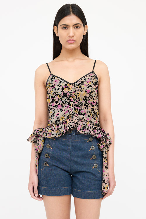 See By Chloé Silk Patterned Top