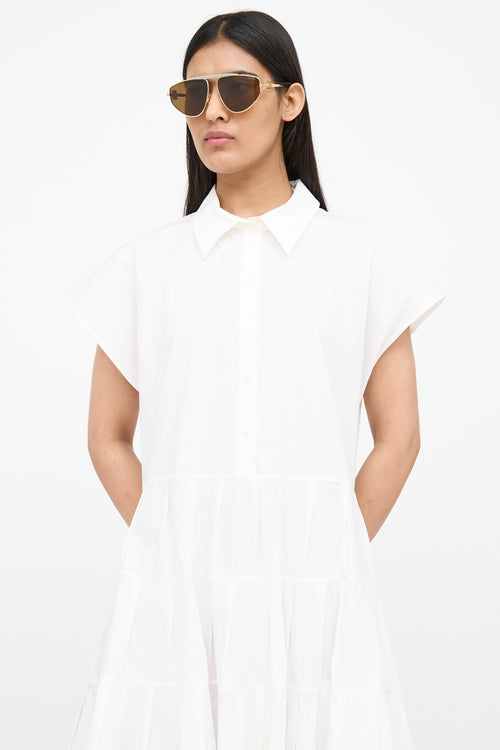 See By Chloé Tiered Shirt Dress