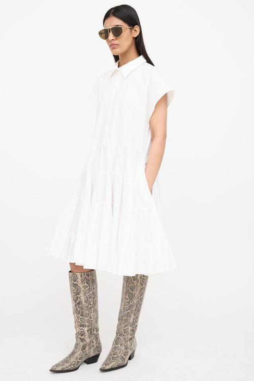 See By Chloé Tiered Shirt Dress