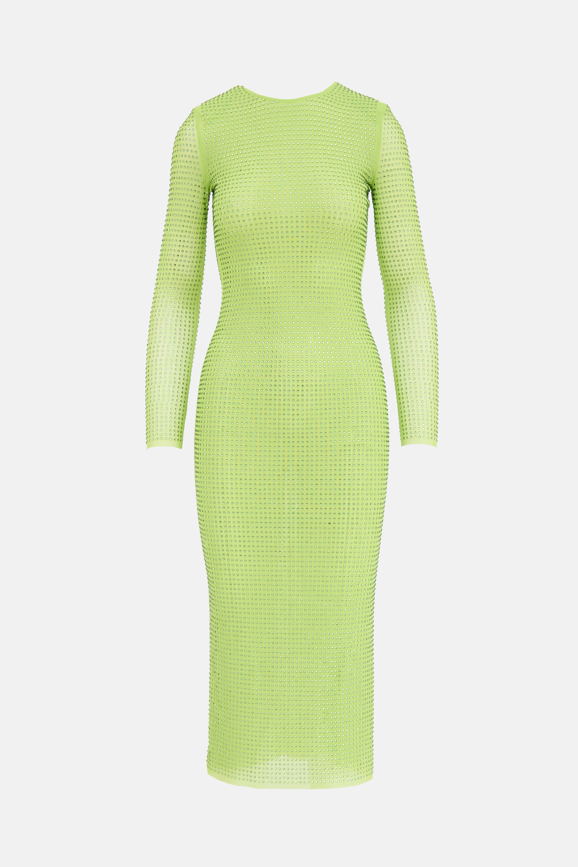 Self-Portrait Sequin Hot Fix Mesh Dress