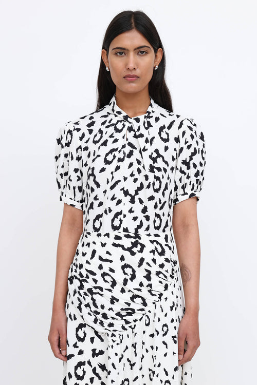 Self-Portrait Keyhole Maxi Dress