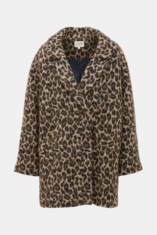 Sézane Fuzzy Patterned Coat