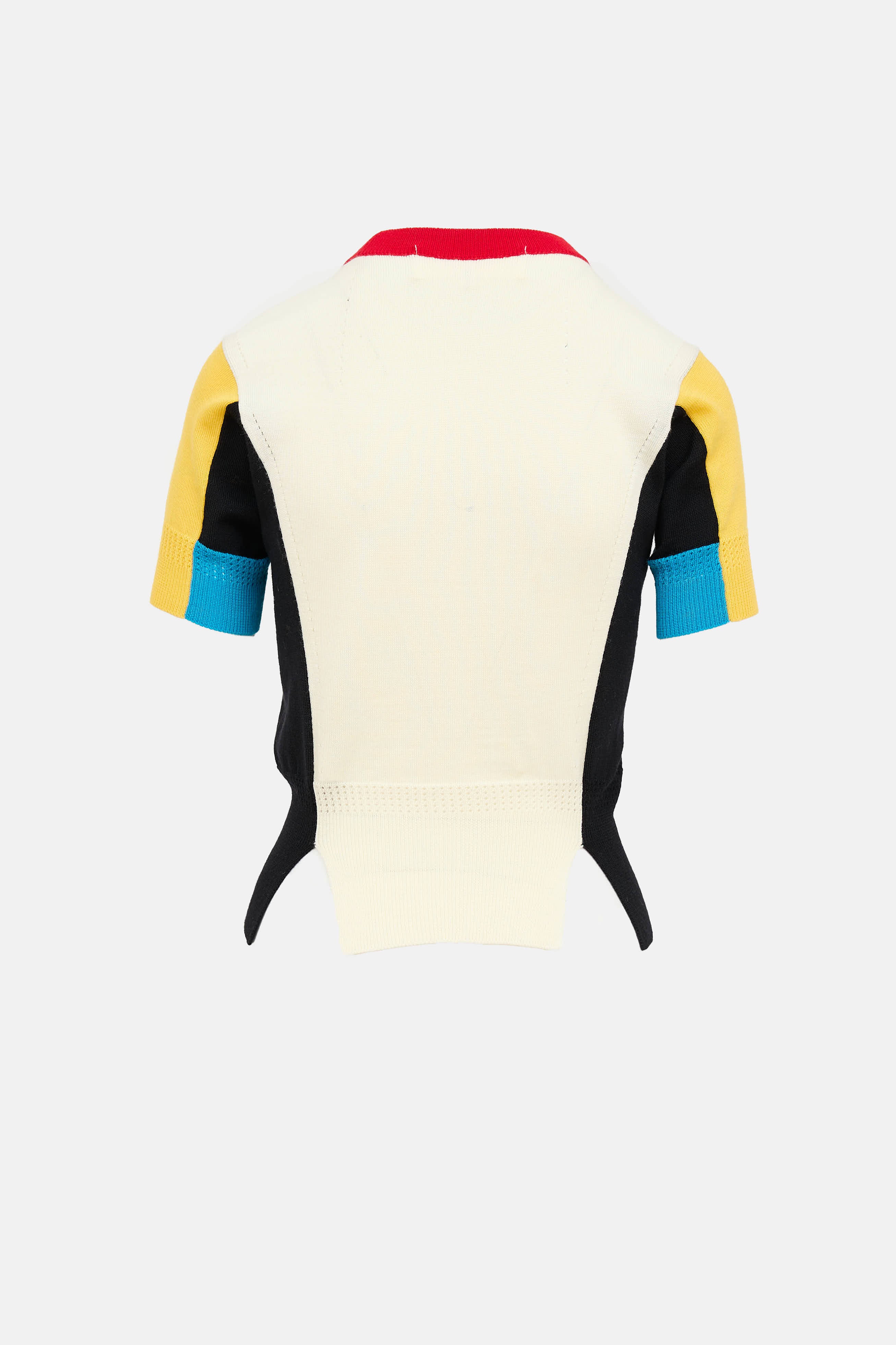 Shiro Sakai Colour Block Wool Top