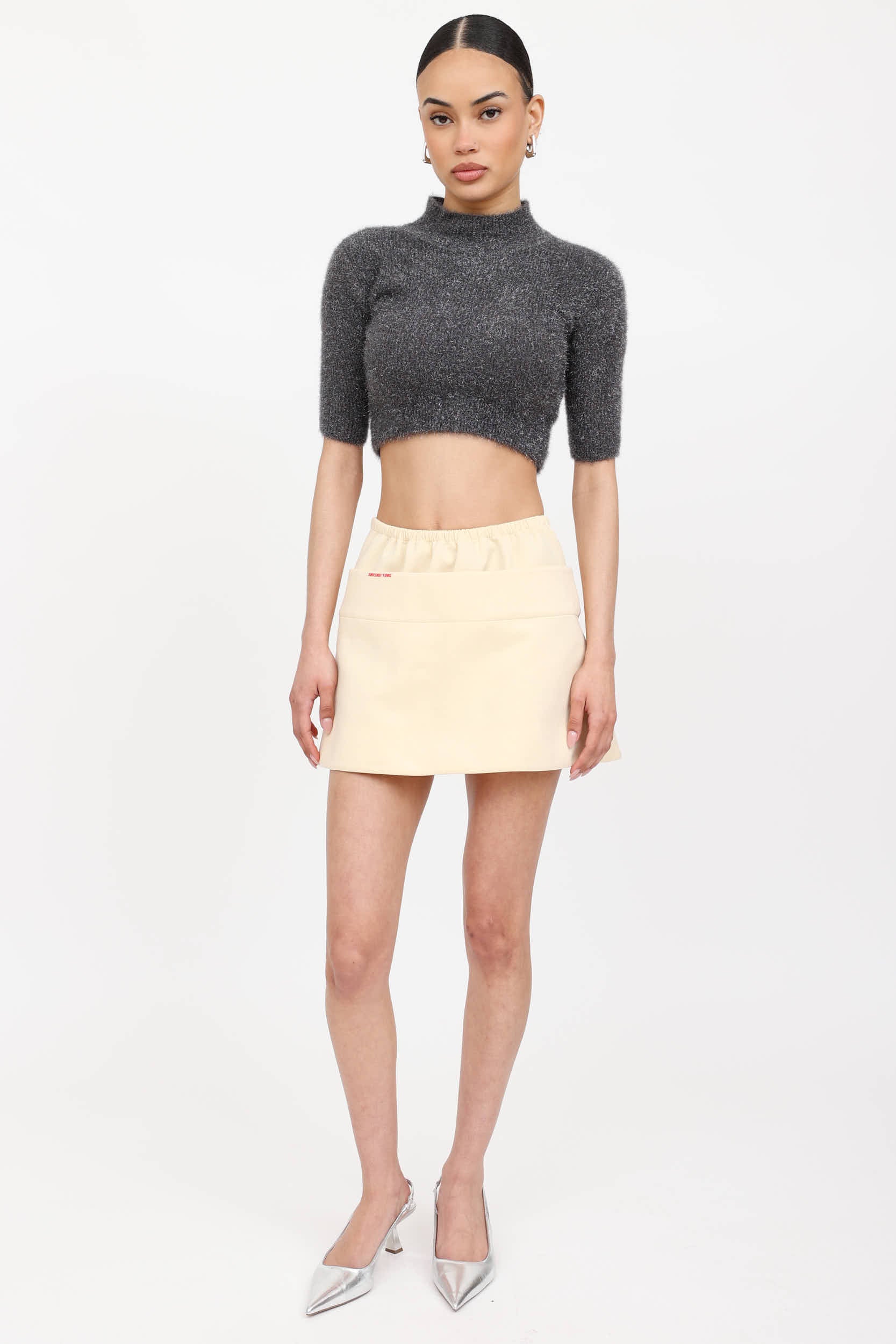 Shushu/Tong Textured Sparkly Top