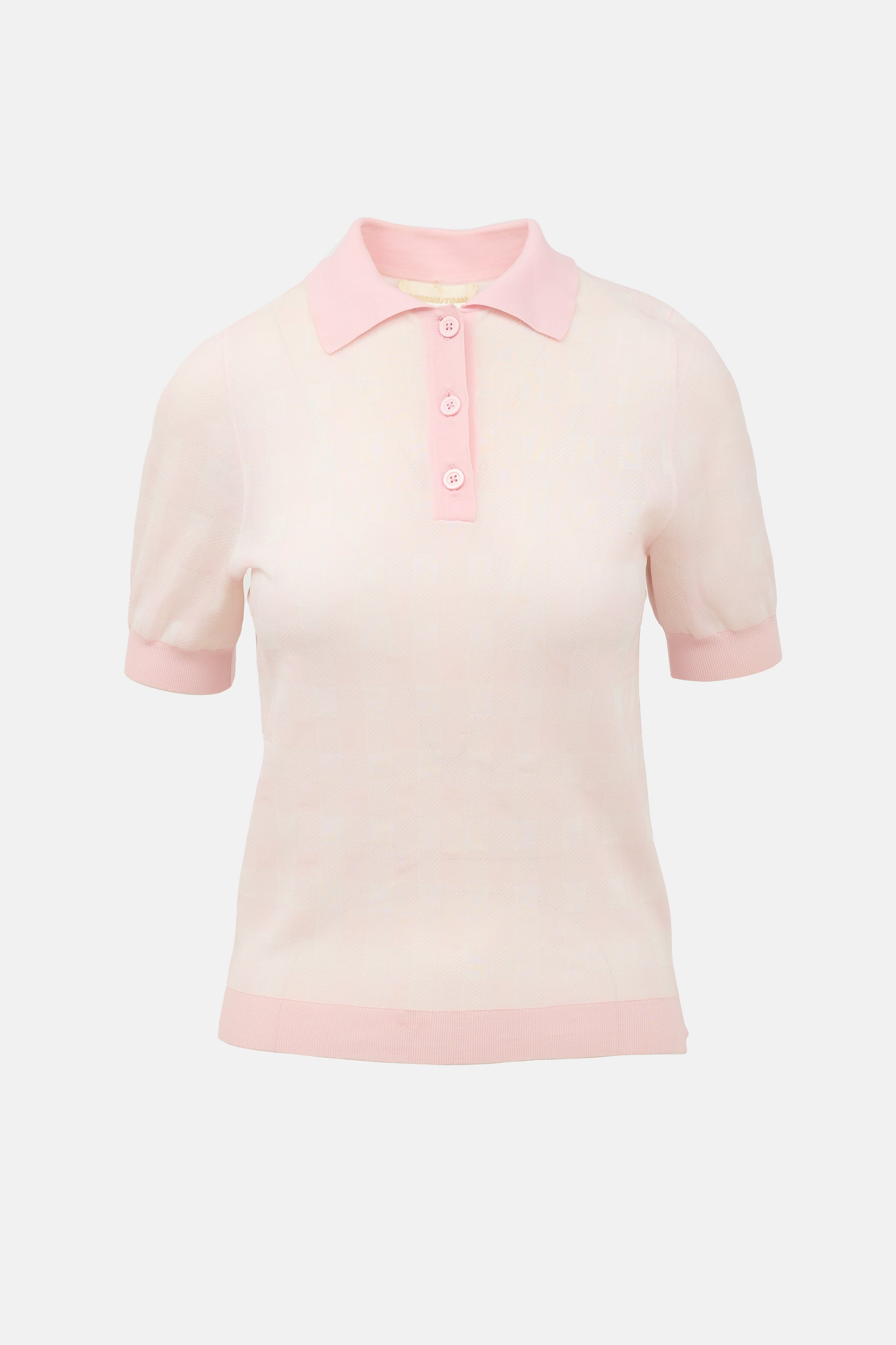 Shushu/Tong Sheer Check Polo