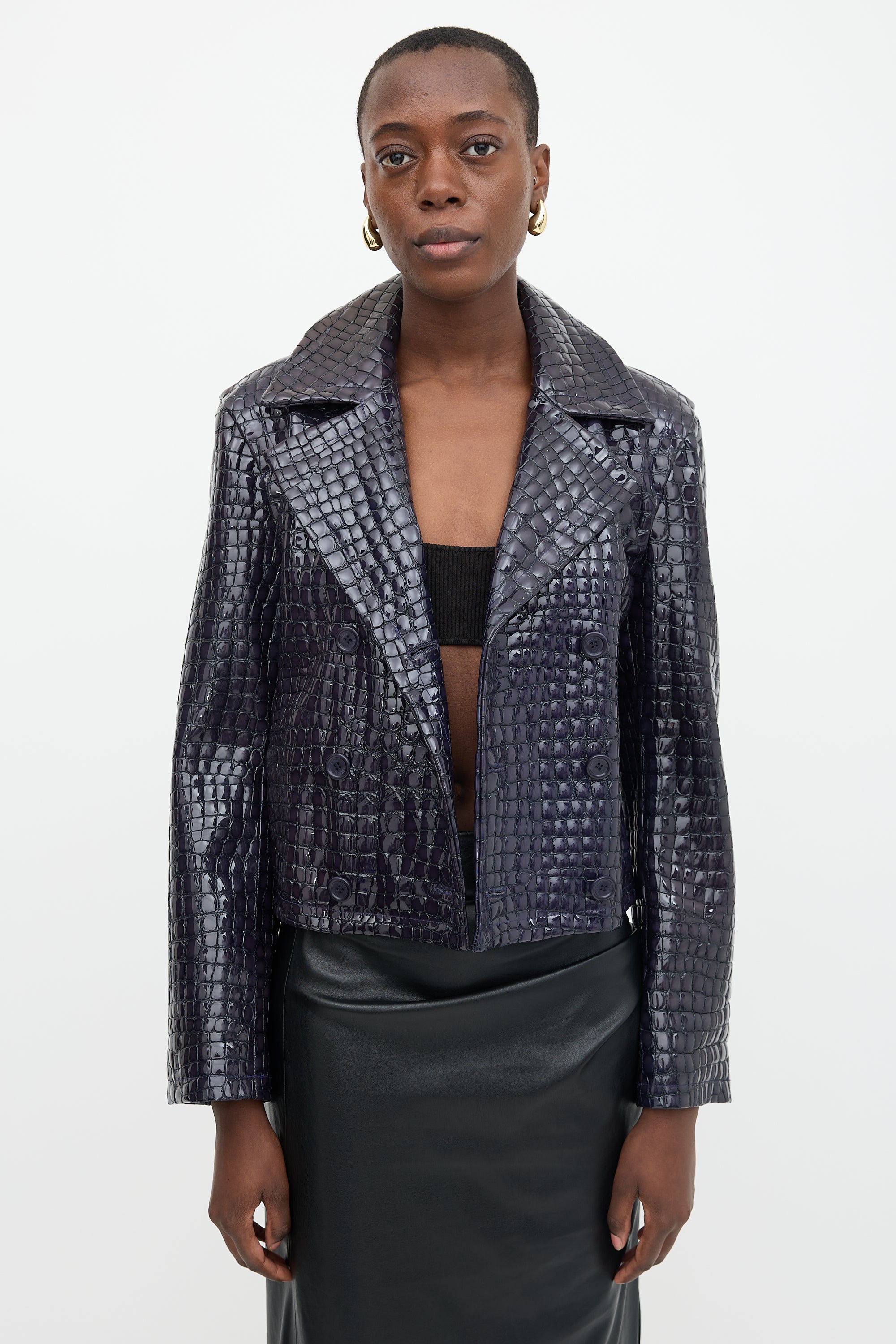 Sies Marjan SS 2020 Embossed Patent Jacket