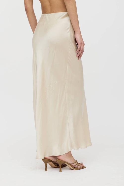 Silk Laundry Silk Midi Skirt
