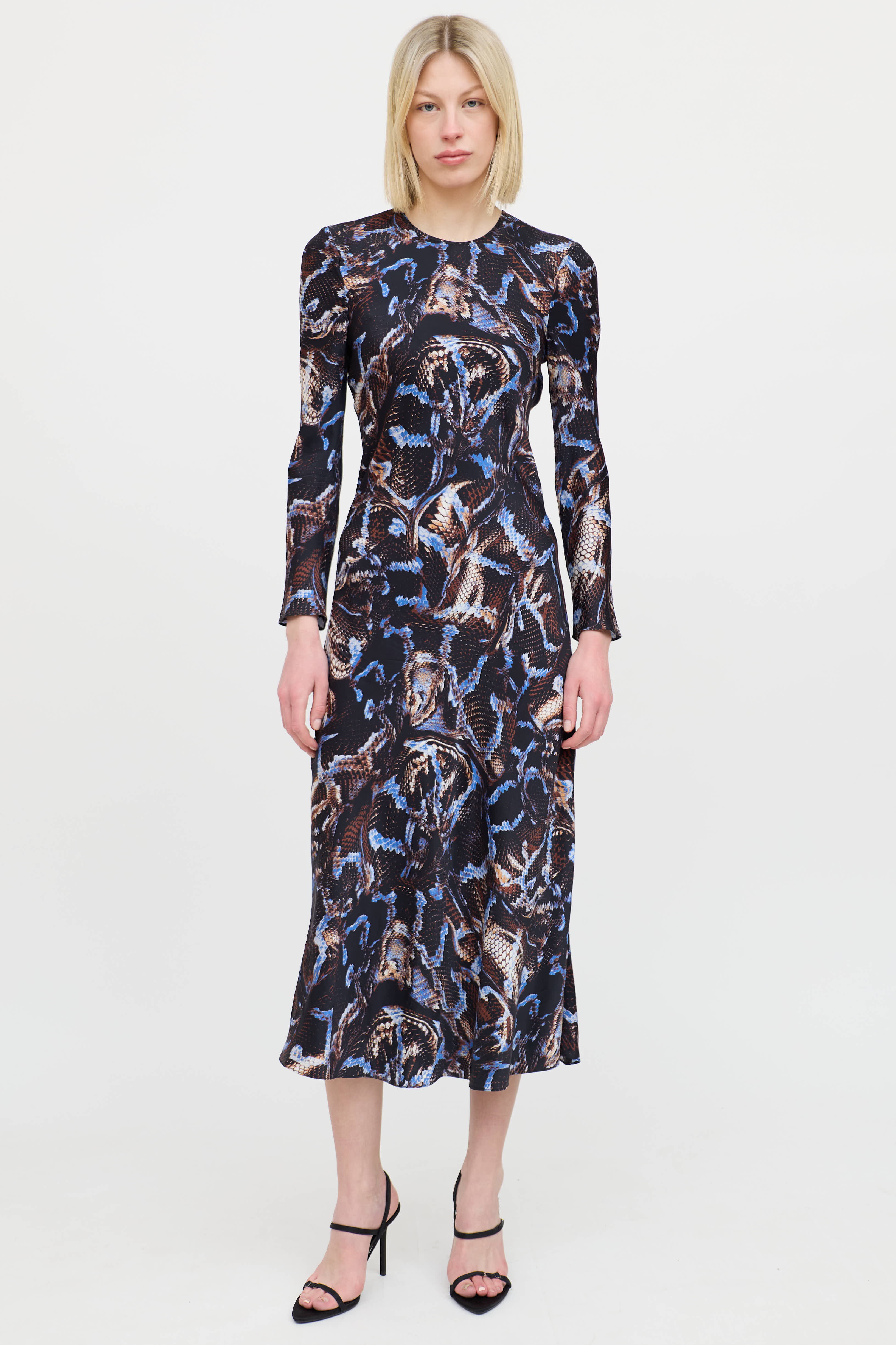 Silk LaundrySilk Patterned Dress