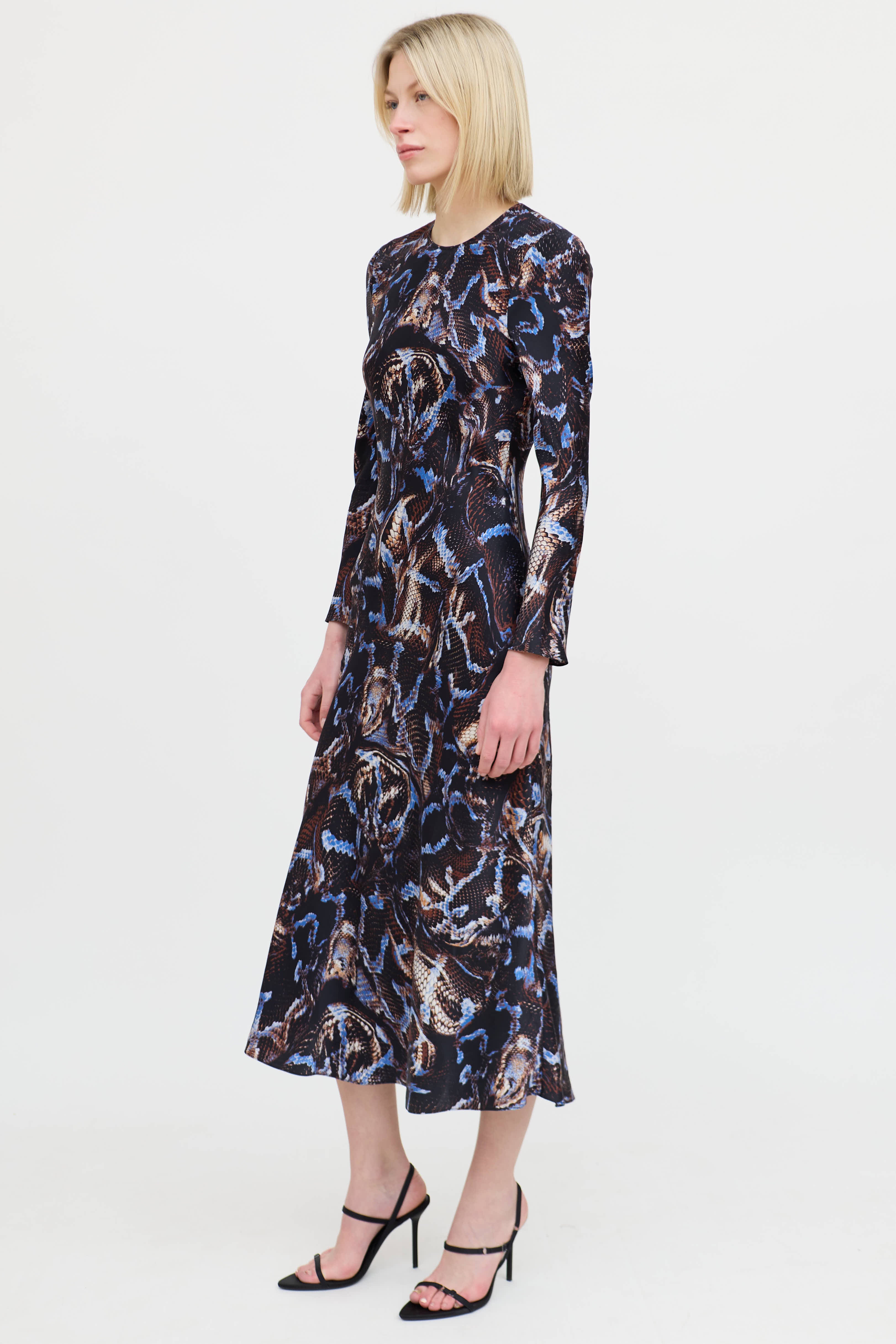 Silk LaundrySilk Patterned Dress
