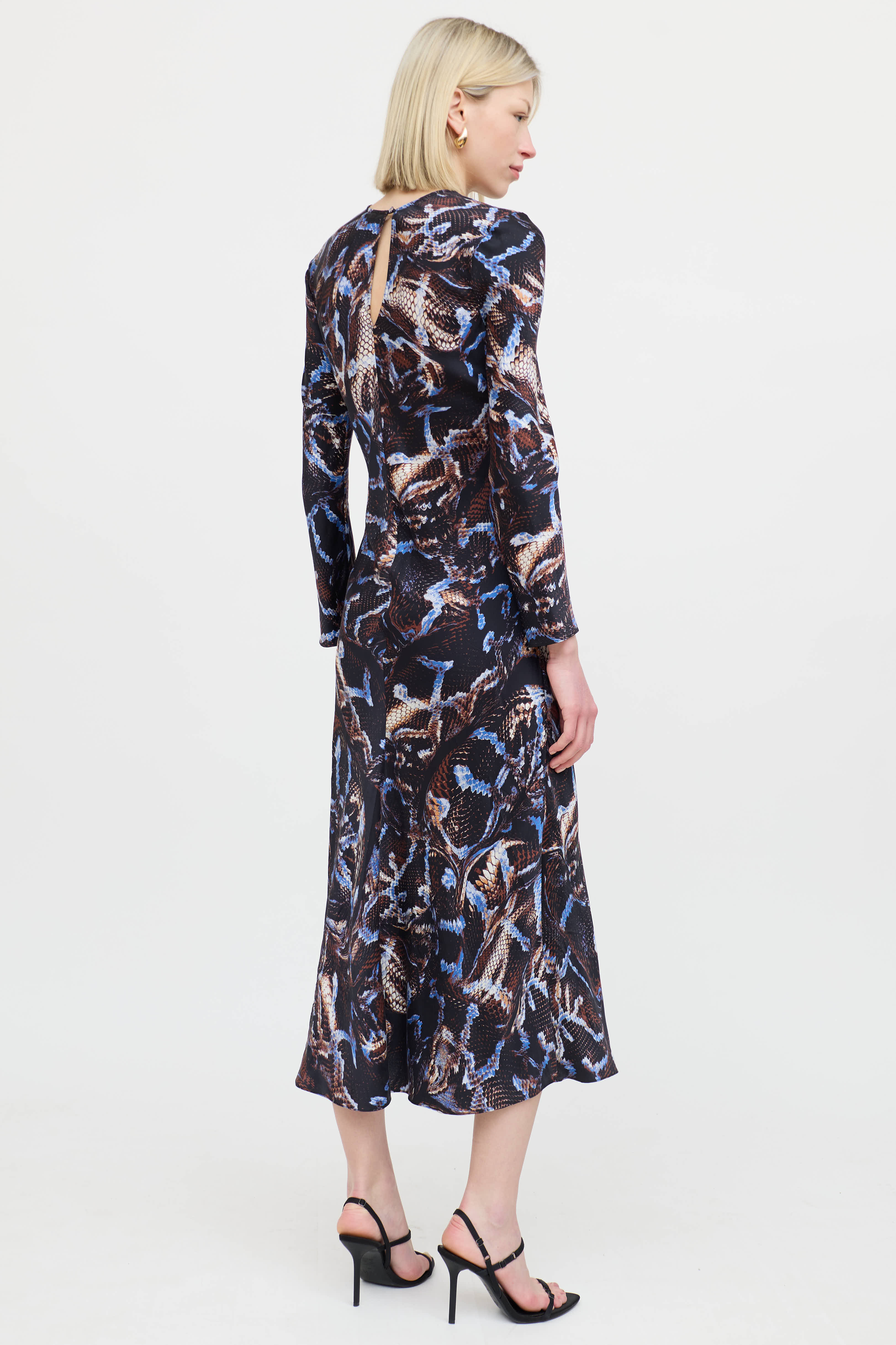 Silk LaundrySilk Patterned Dress