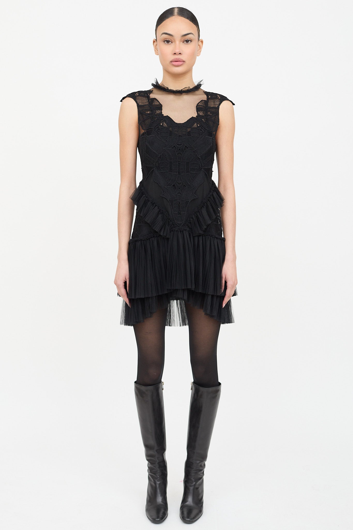 Simkhai Tulle Lace Dress