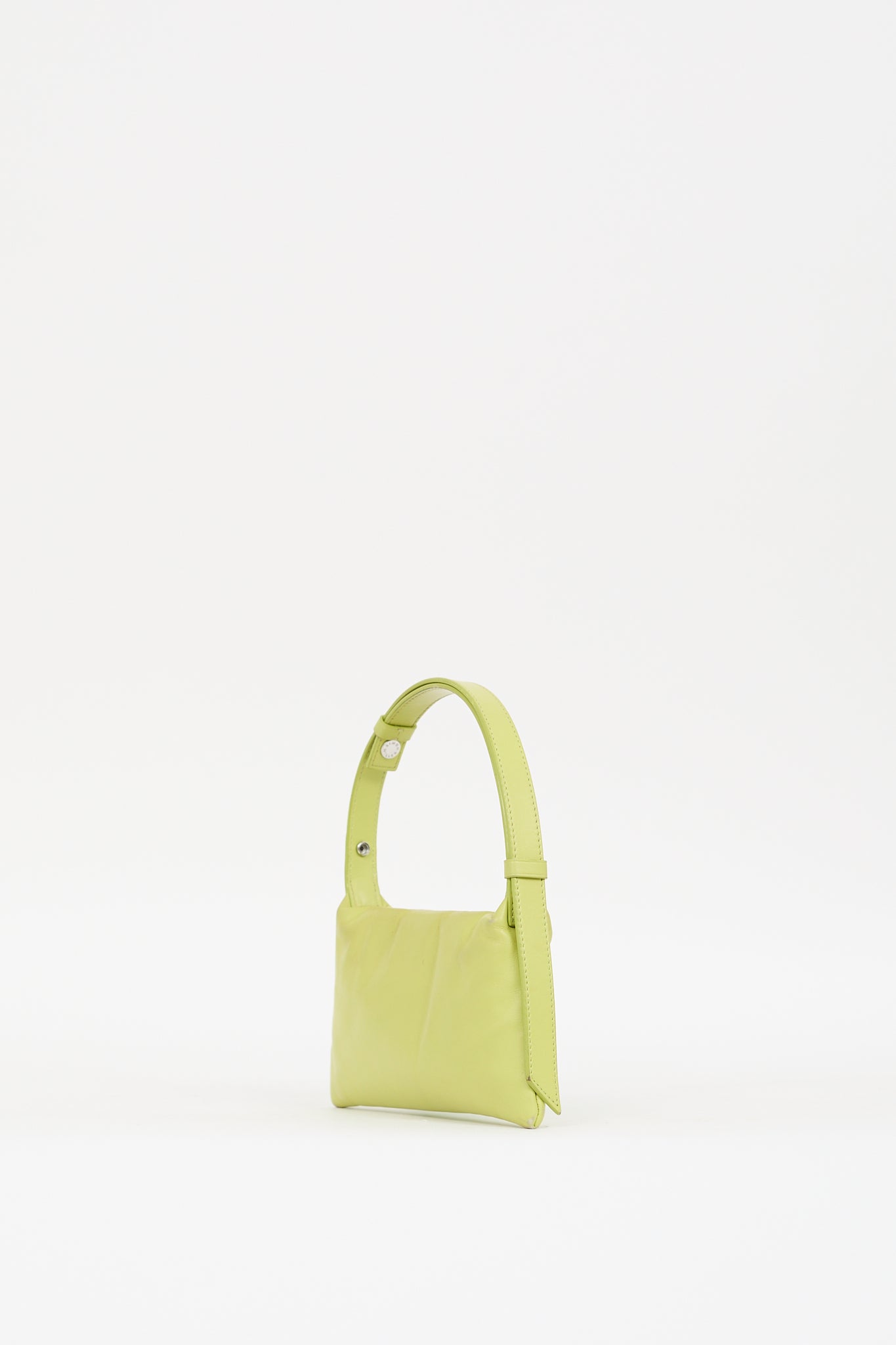 Simon Miller Green Mini Puffin Shoulder Bag
