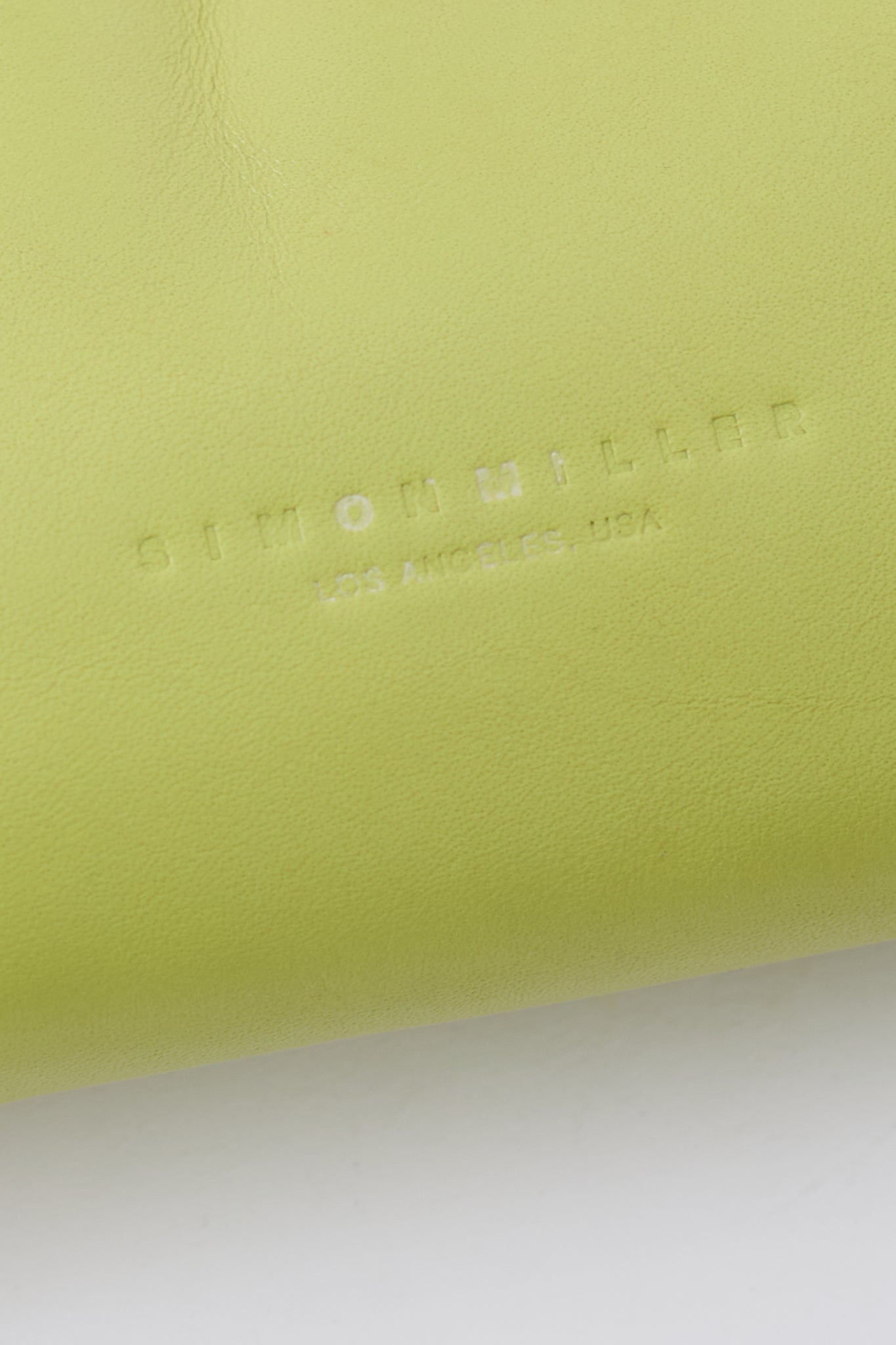 Simon Miller Green Mini Puffin Shoulder Bag