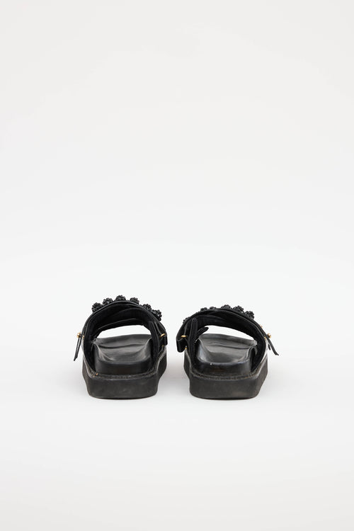 Simone Rocha Beaded Cross-Over Slide