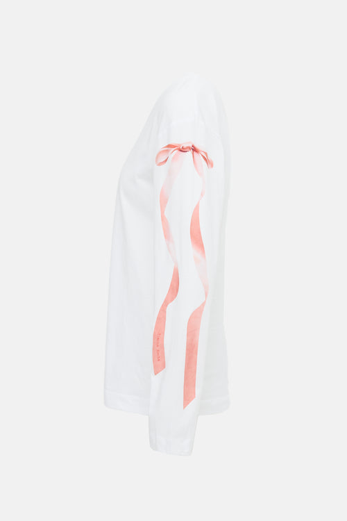Simone Rocha Bow Print T-Shirt
