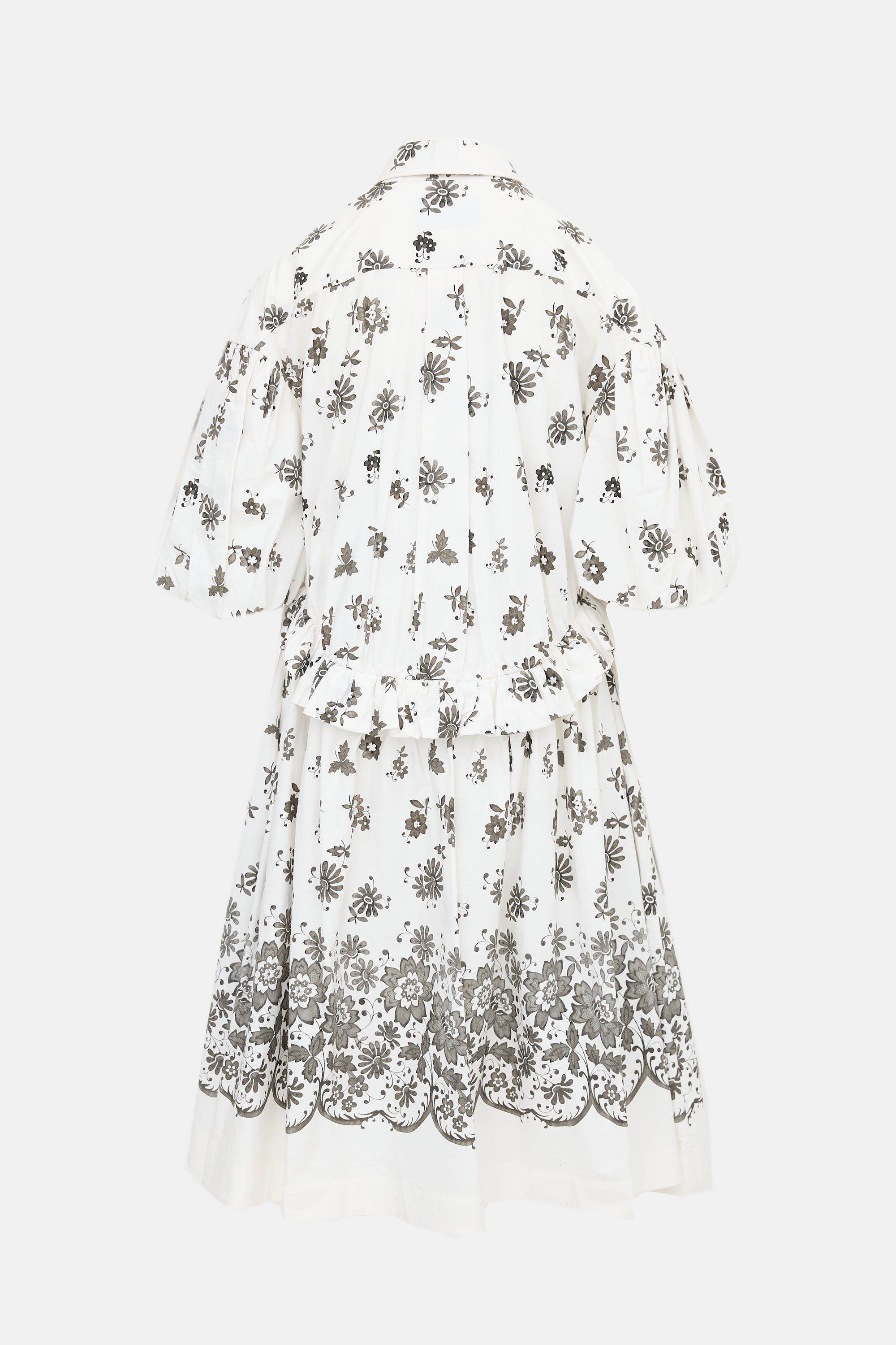 Simone Rocha Floral Shirt Dress