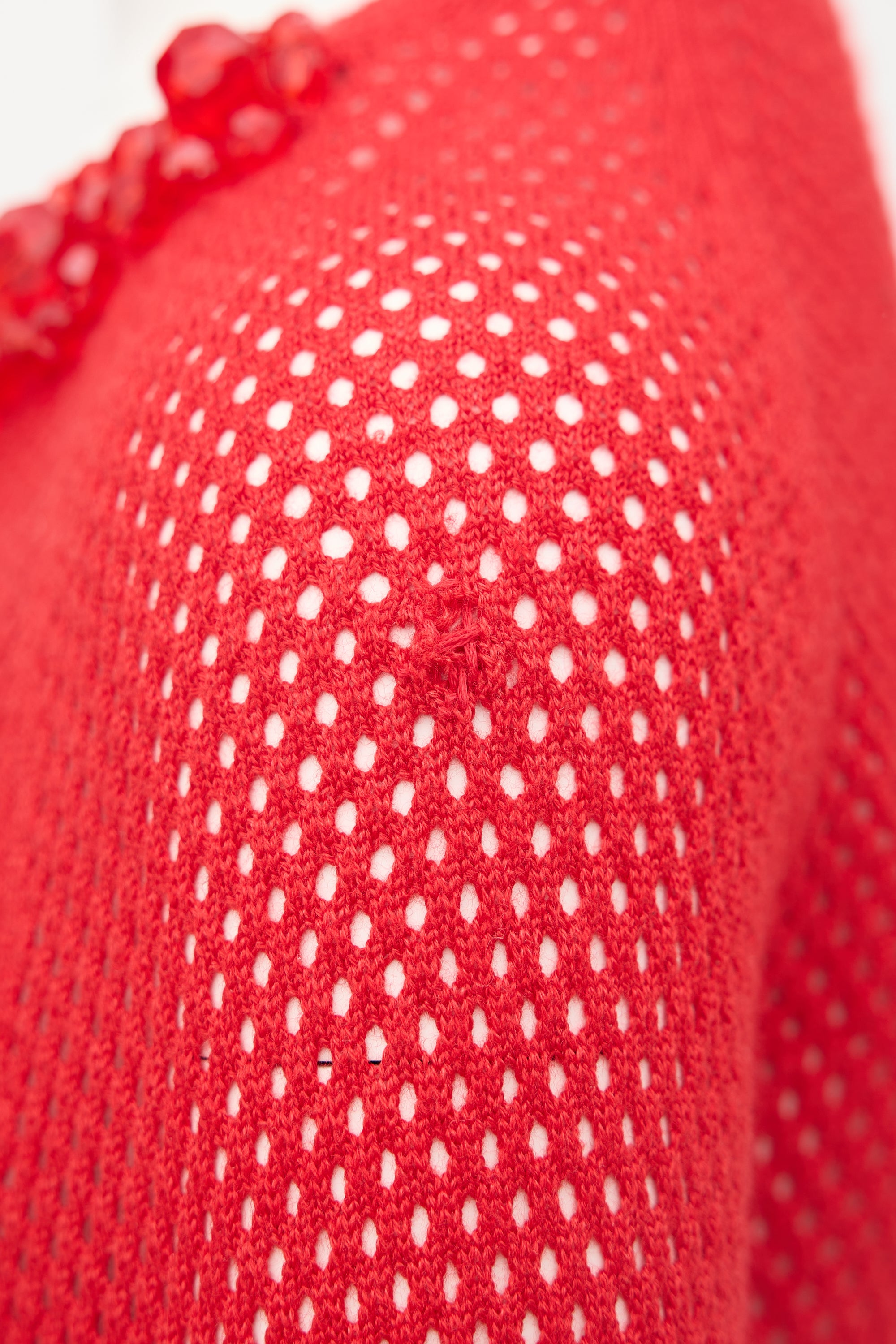 Simone Rocha Knit Mesh Embellished Sweater
