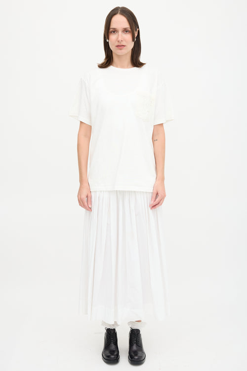 Simone Rocha Lace Pocket T-Shirt