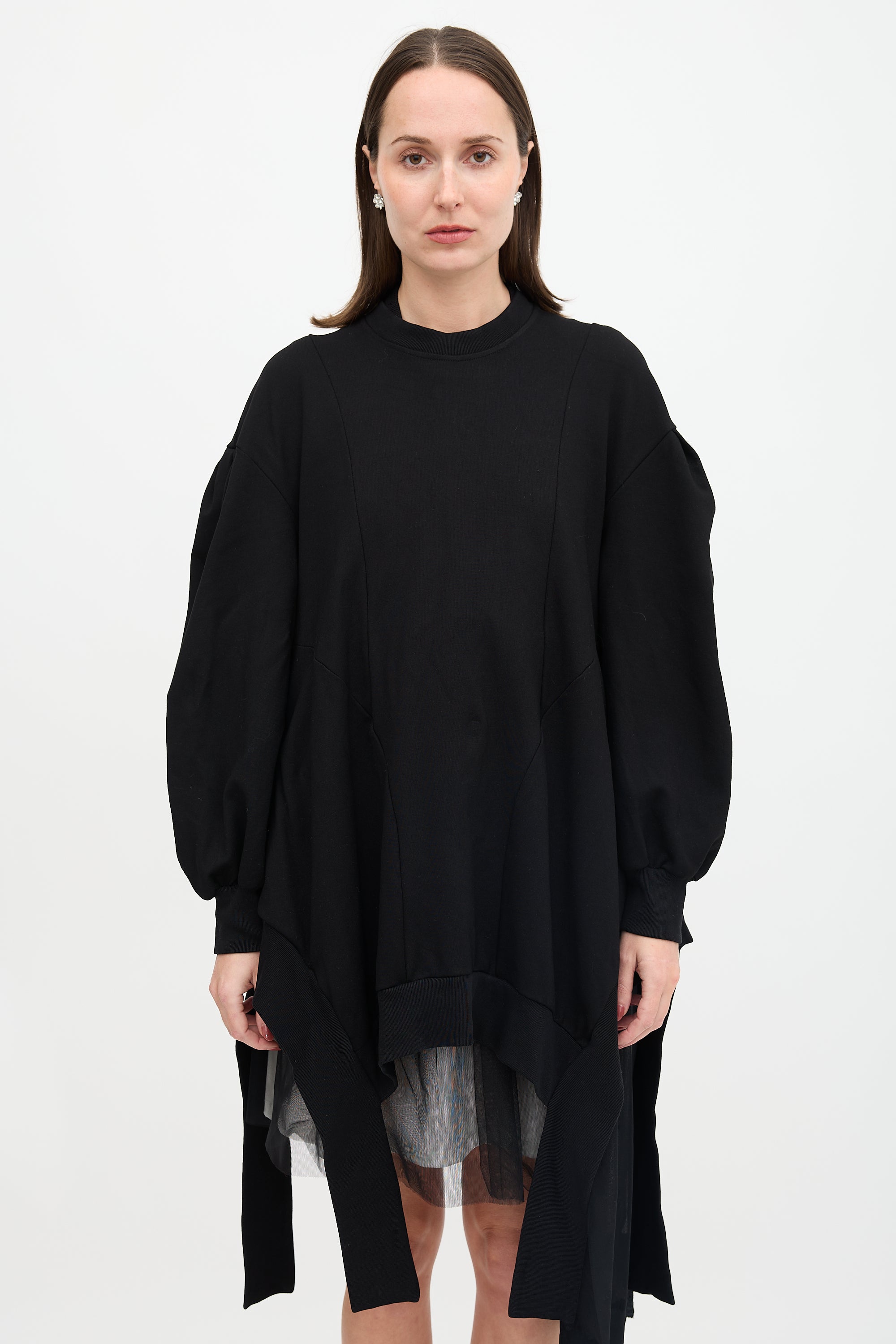 Simone Rocha Patchwork Crewneck Sweater