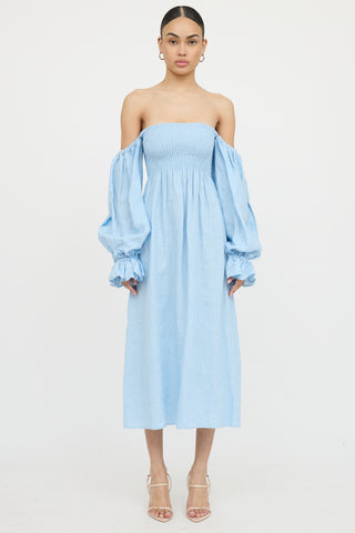SleeperLinen Ruched Dress