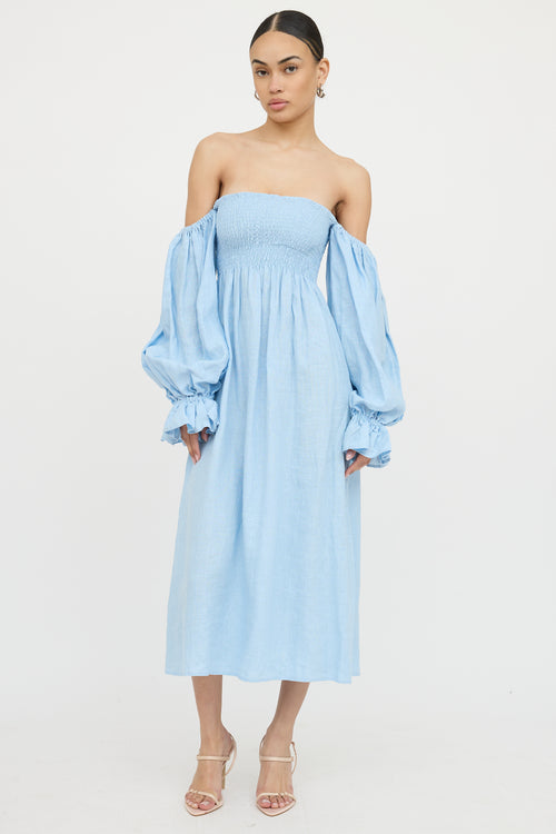 SleeperLinen Ruched Dress