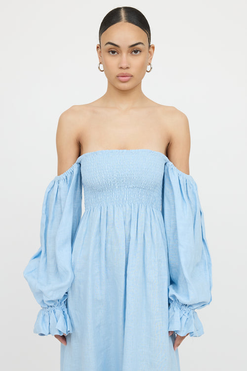 SleeperLinen Ruched Dress