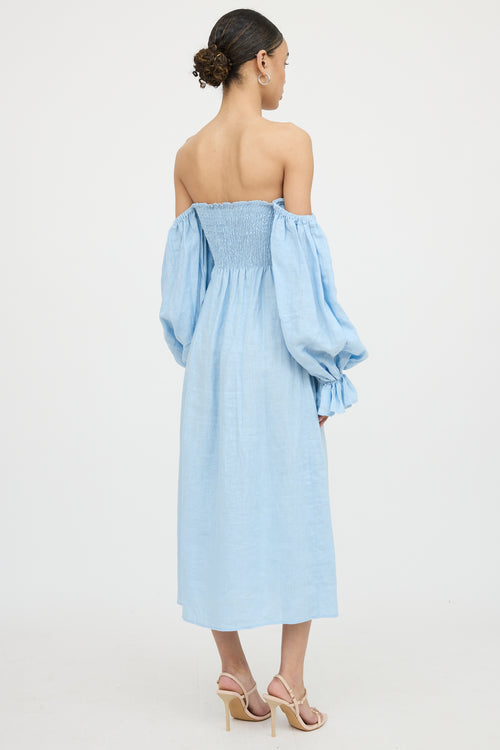 SleeperLinen Ruched Dress