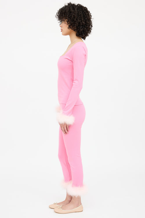 Sleeper Weeknder Feather Co-Ord Set