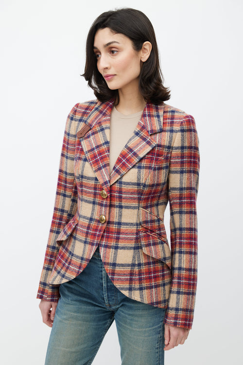 Smythe Plaid Hunting Blazer