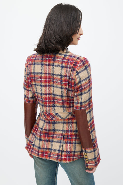 Smythe Plaid Hunting Blazer