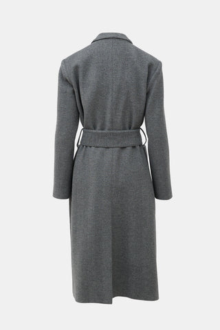 Smythe Patterned Belted Coat