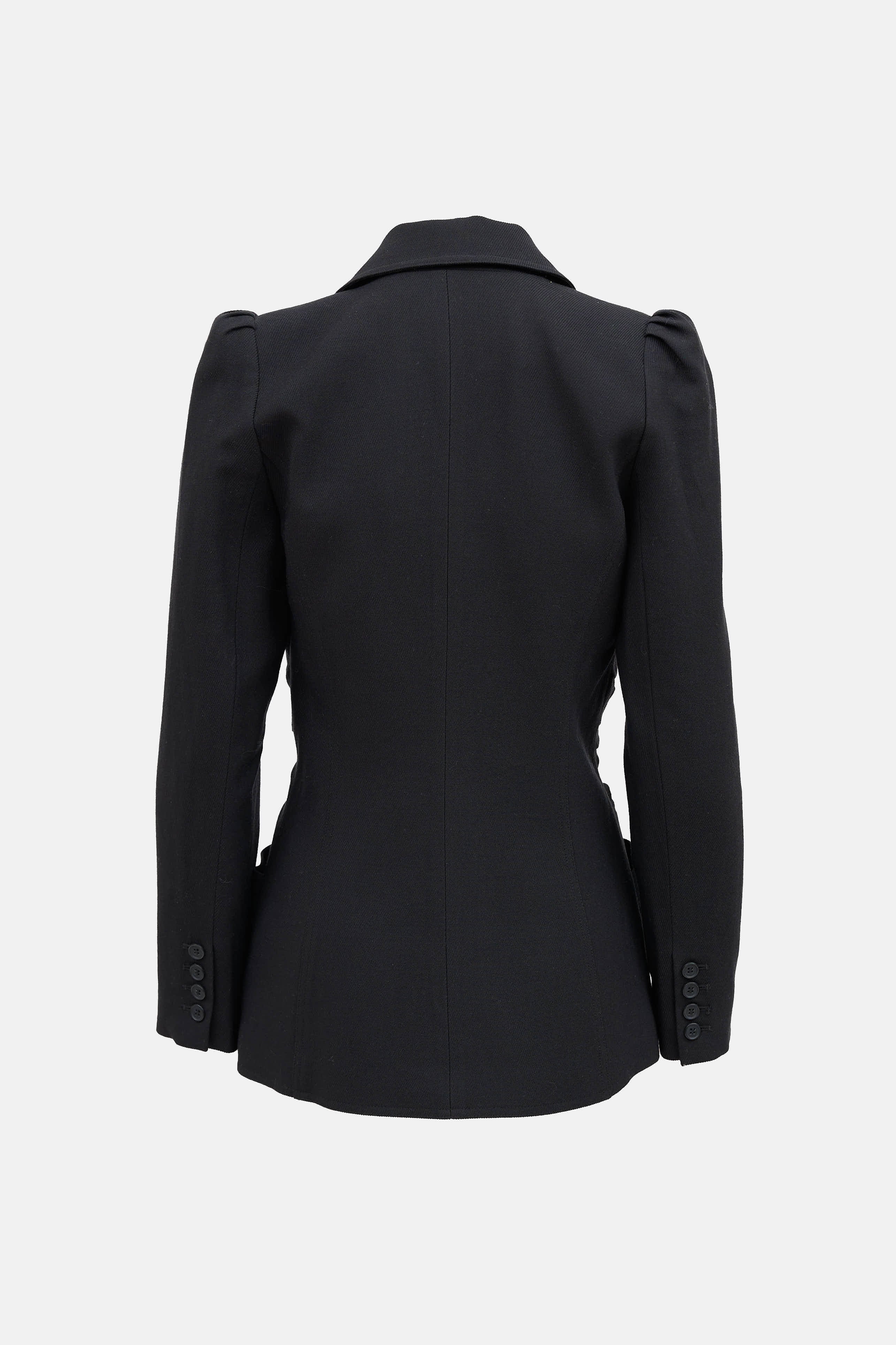 Smythe Wool Ruched Blazer
