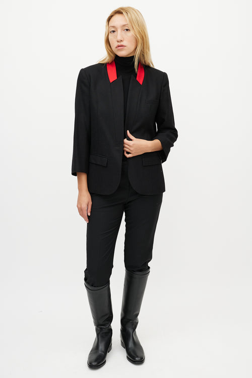 Smythe Flat Lapel Blazer