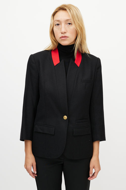 Smythe Flat Lapel Blazer