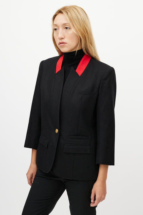 Smythe Flat Lapel Blazer