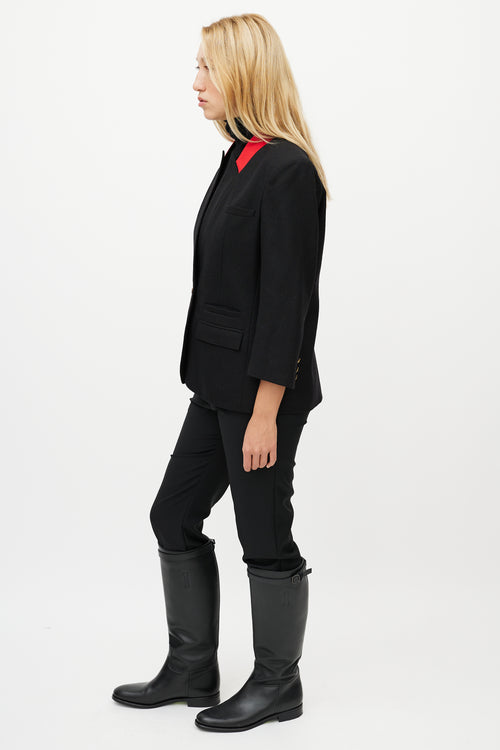 Smythe Flat Lapel Blazer