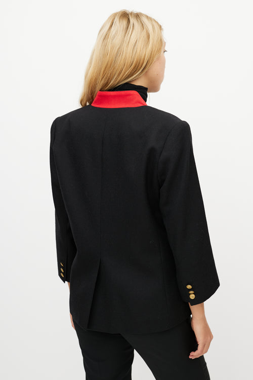 Smythe Flat Lapel Blazer