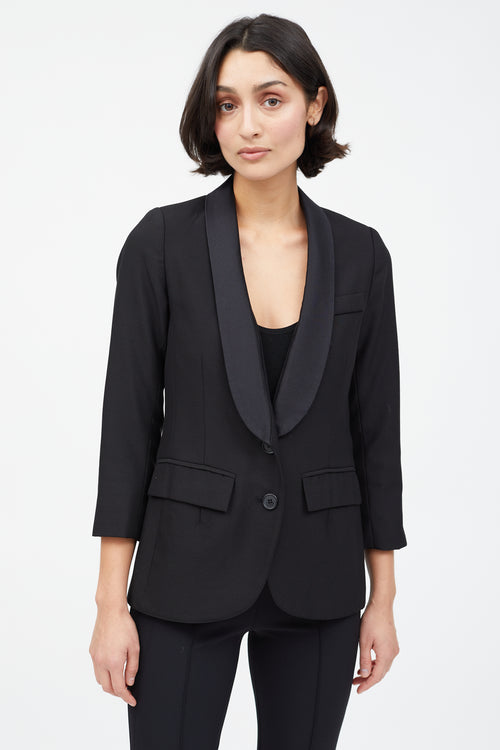 Smythe Tuxedo Shawl Blazer