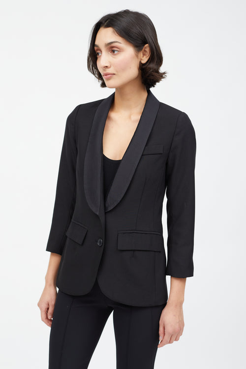 Smythe Tuxedo Shawl Blazer