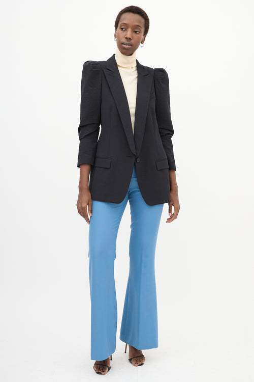 Smythe Scrunched Sleeve Blazer