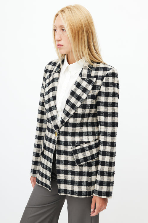 Smythe Gingham Lounge Blazer
