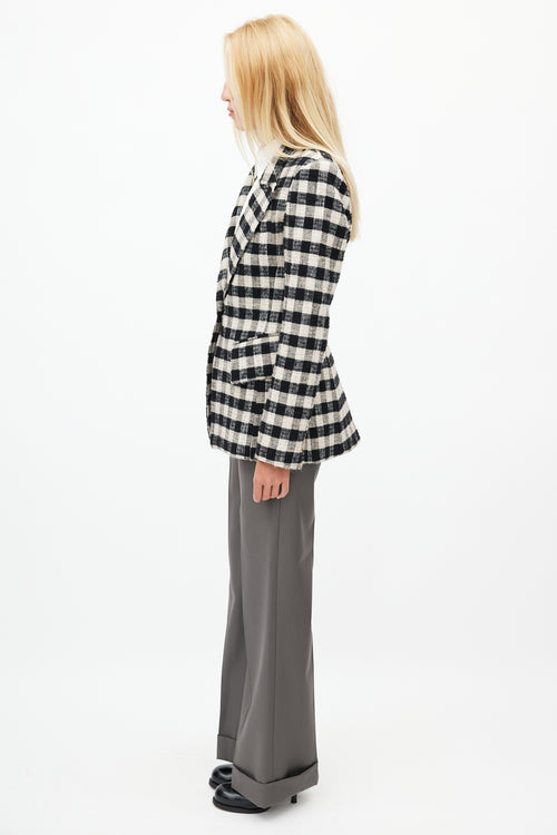 Smythe Gingham Lounge Blazer