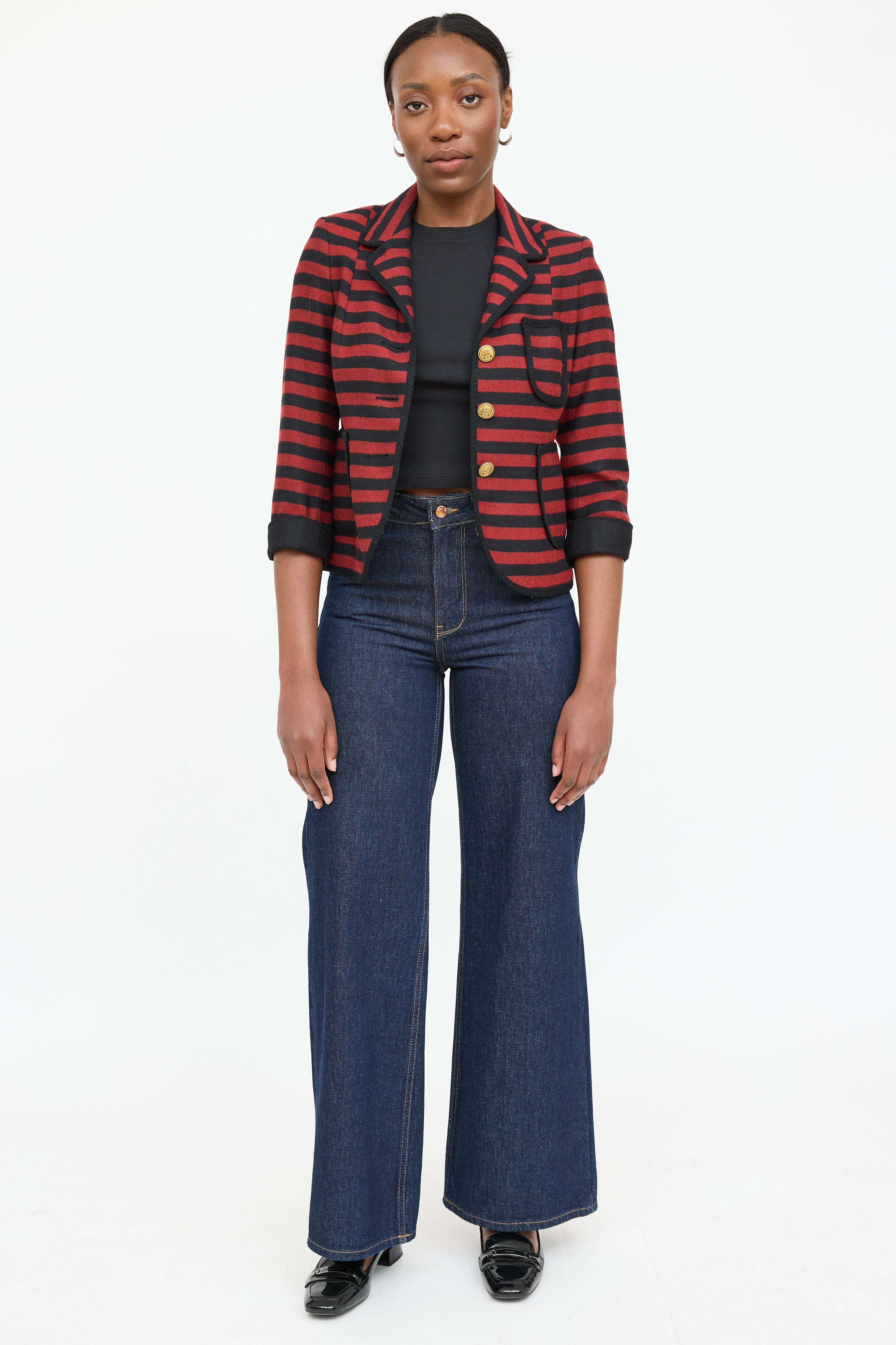 Smythe Wool Striped Blazer