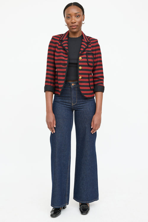 Smythe Wool Striped Blazer