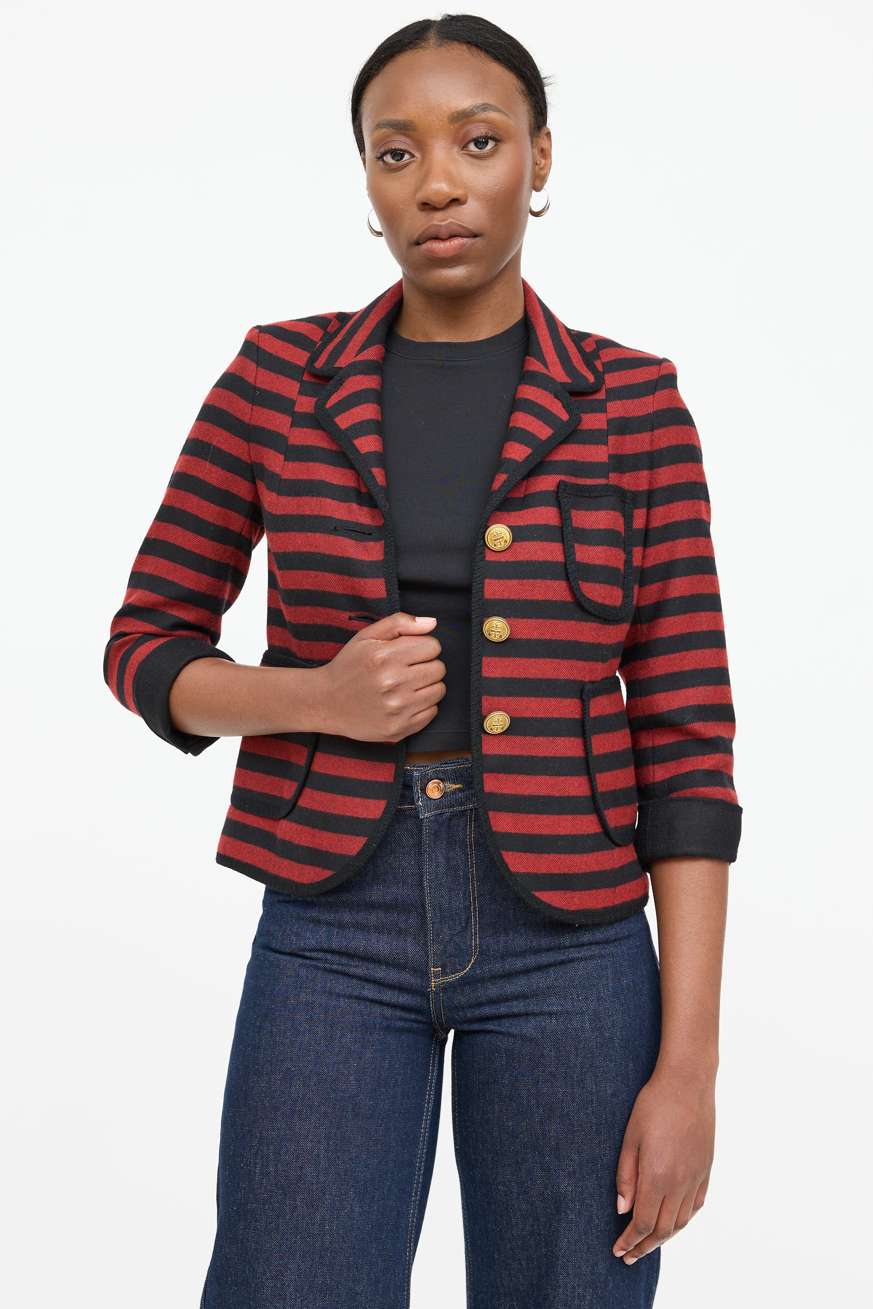 Smythe Wool Striped Blazer