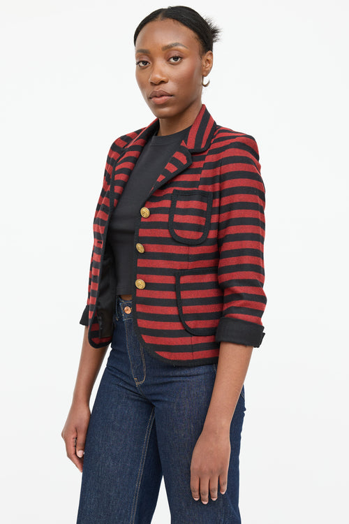Smythe Wool Striped Blazer