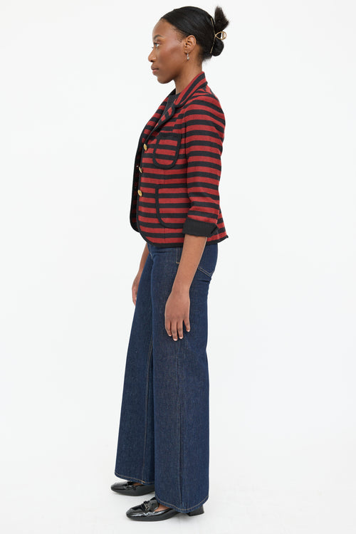 Smythe Wool Striped Blazer